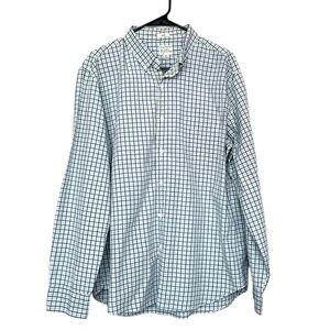 J Crew Slim Secret Wash Shirting Button Down Long Sleeve Shirt Size XL